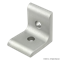 Inside Corner Bracket, 2 Hole, 1-1/2 x 1-5/16 x 1-1/2 Inch Size, Aluminum