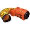 Axial Blower, 16 Inch, With Canister and 15 Feet Ducting