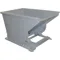 Self Dumping Hopper, Medium Duty, 6000 lbs., Gray