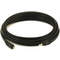 Audio/Visual Cable 3.5mm M/F External Cable Black 10 feet
