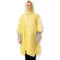 Rain Poncho With Hood Yellow Universal