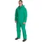 Flame-resistant Coverall Rainsuit Detachable Hood Green 2xl