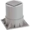 Heat Pump Riser Two Piece 6 Inch Gray