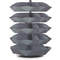 Draaibare opslagbak, 5 planken, capaciteit 625 lbs, maat 44 inch
