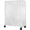 Cart Cover 60 x 21 x 63 White Nylon Zipper