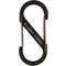 Double Gated Carabiner 4-3 / 8 Zoll Schwarz