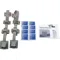 Hplc 4-stack Fastener Kit Gray