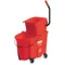 Mop Bucket And Wringer 35 Quart Red