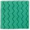 Microfiber Cloth Green 16 x 16 Inch - Pack Of 12