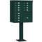 Cluster Box Unit 12 Doors Green