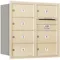 Horizontal Mailbox Private 7 Door Sandstone Rl 30-1/2 Inch