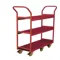 Narrow Aisle, Heavy Duty, 3-Shelf Cart, 800 lbs Capacity, 19 x 48-5/8 x 61-3/4 Inch Size