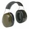 Ear Muffs, Over-The-Head Earmuff, Passive, 30 Db Nrr, Polyester/Polyethylene, Green