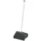 Dust Pan Plastic Black 12 Inch