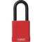 Lockout Padlock Aluminium Red 1/4 In.