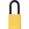 Lockout Padlock Aluminium Yellow 1/4 In.