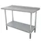 Work Table, 132 X 36 Inch Size 16 Ga 304 Ss Top