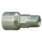 Hydraulic Crimp Fitting, Straight, Rigid, -16 Hose Dash Size, Steel