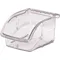 Hang And Stack Bin, 5-3/8 Inch Length, 4-1/8 Inch Width, 3-1/4 Inch Height, Clear