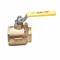 Ball Valve, 2 Inch NPT, Full Port, Bronze, Pin Ret