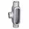 Conduit Outlet Body, 3 Inch Trade, T Body, 133 cu. in., Aluminum, Threaded Hub