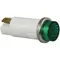 Raised Indicator Light Green 120v