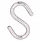 S Hook Stainless Steel 1 L Opening 13/64, 25PK