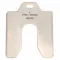 Slotted Shim 4 x 4 In x 0.010in - Pack Of 20