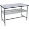 Worktable W 48 D 30 H Frame With 1 Shelf