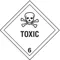 Dot Label 4 Inch H 4 Inch Width Toxic - Pack Of 500