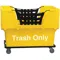 Basket Truck Trash Only Webbed Yellow