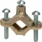 Bare Wire Ground Clamp, 6.35 x 5.9 Inch Size, Brass