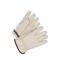 Leather Gloves, Size S, Cowhide, Glove, Full Finger, Shirred Slip-On Cuff, Straight Thumb