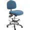 Task Chair 450 Lb Blue Polished Aluminium