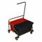 Mop Cart, Cleanroom, Ergonomic, Stainless Steel, Silver, 40L