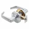 Lever, Grade 1, 9K Contour Angle Lever, Satin Chrome, Not Keyed