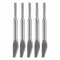 Chisel Bit, 3/8 Inch Head Width, 8 Inch Overall Length, 5 PK