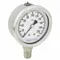 Industrial Pressure Gauge, 0 To 200 PSI, 2 1/2 Inch Dial, Liquid-Filled, 1/4 Inch Npt Male