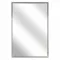 Mirror, Framed, 18 Inch Width, Glass Body, Stainless Steel Frame, 30 Inch Height