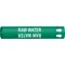 Pipe Marker Raw Water Green 4 To 6 In