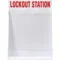 Lockout Station Unfilled 19-1/2 Inch Width