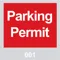 Parking Permits Windshield Red - Pack Of 100