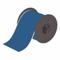 Continuous Label Roll, 4 Inch X 100 Ft, Low Halide Polyester, Blue, Outdoor