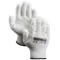 Glove, 13 Gauge Thickness, Polyurethane Coating, Red Cuff, White, 12 Dozen