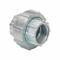Threaded Coupling - Three-Piece, Iron, 1/2 Inch Trade Size, 1 7/8 Inch Overall Length