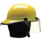 Fire Helmet Yellow Thermoplastic