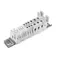 Din Rail Terminal Block, 15A, 600V, White