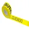 Barricade Tape, Yellow, Caution/Cuidado, 3 Inch Size, 300 Feet, 2 Mil