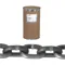 Proof Coil Chain, 1/4 Inch Trade Size, 141 ft./Round Pail Chain Length, Zinc Plated