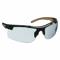 Safety Glasses, Wraparound Frame, Half-Frame, Black/Tan, Black, M Eyewear Size, Unisex